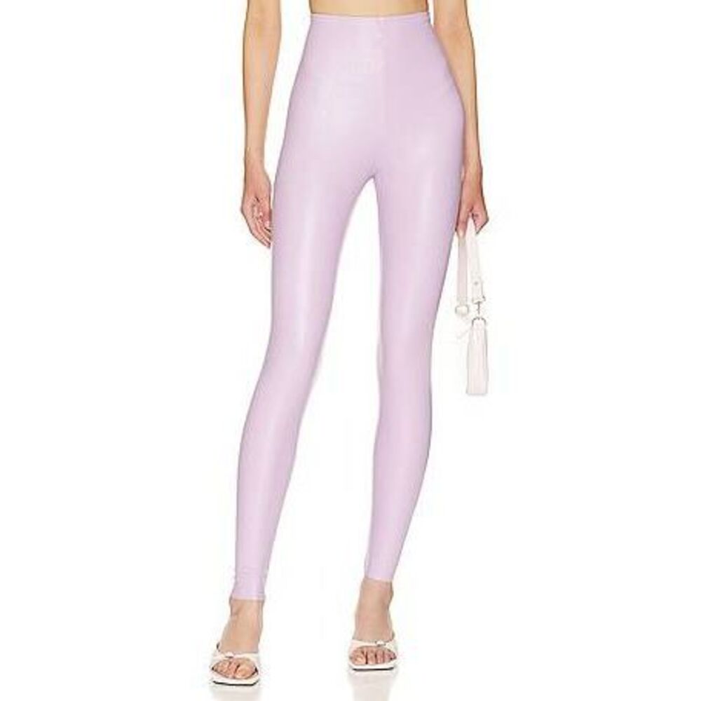 Commando Ultra High Rise Faux Leather Leggings Lavender Sz. XS